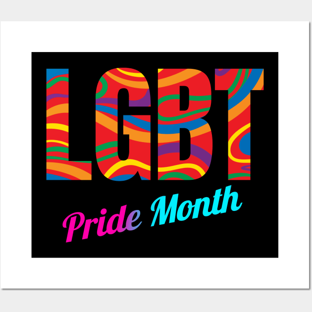 Logo For The LGBTQ and LGBT Pride Month Wall Art by SinBle